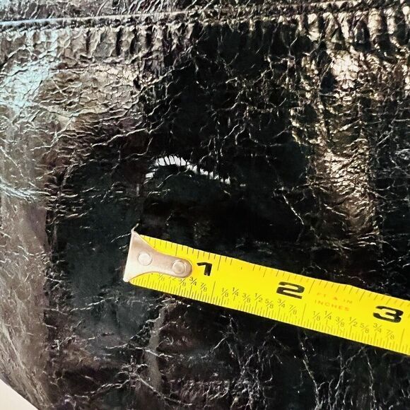 RARE Juicy Couture Leather Tote Bag Nice Girls Who Like Stuff Vtg Y2K Black EUC - Picture 11 of 11